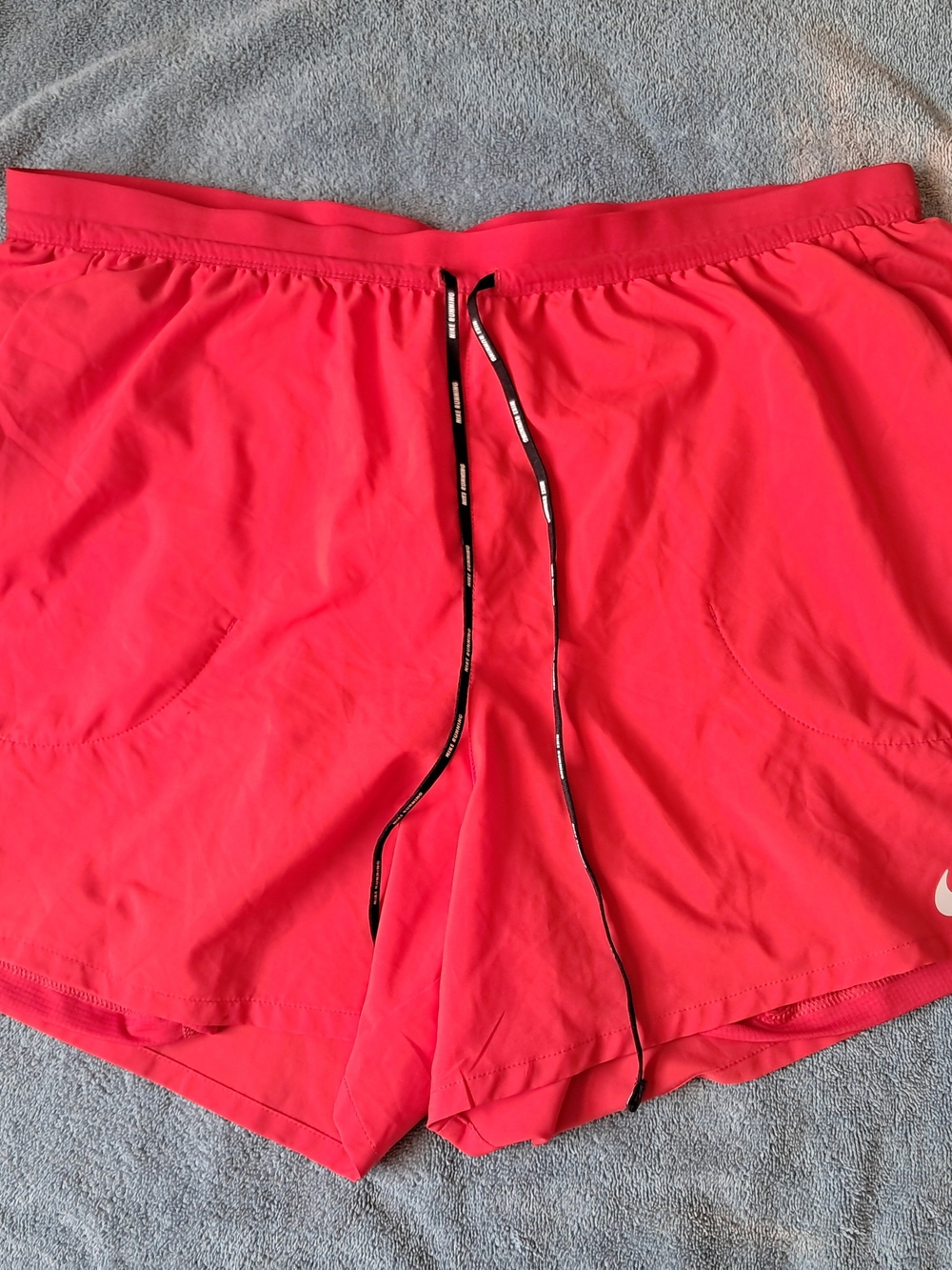 Nike Mens Flex Stride 5" Running Shorts XXL Red Dri Fit Athletic Gym Lined